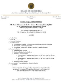 September 25 2023 meeting agenda
